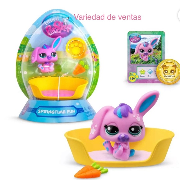 Littlest Pet Shop | Toys | Littlest Pet Shop Pink And Purple Bunny In ...